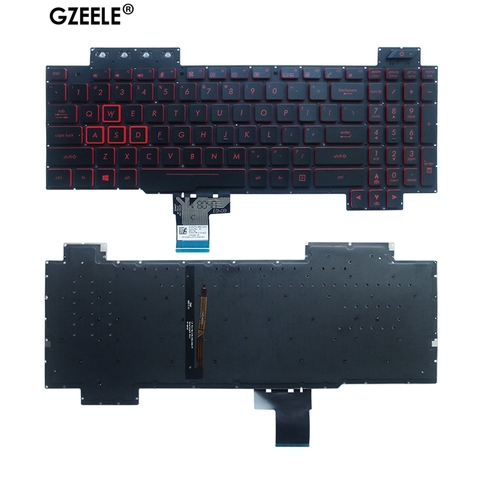 Teclado para ordenador portátil Asus, FX80, FX80G, FX80GD, Fx504, FX504G, FX504GD, FX504GE, retroiluminado ► Foto 1/3