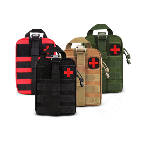 Bolsa médica táctica para primeros auxilios, Kit de supervivencia militar, básicos de caza, Molle, bolsa de emergencia para acampar al aire libre ► Foto 1/6