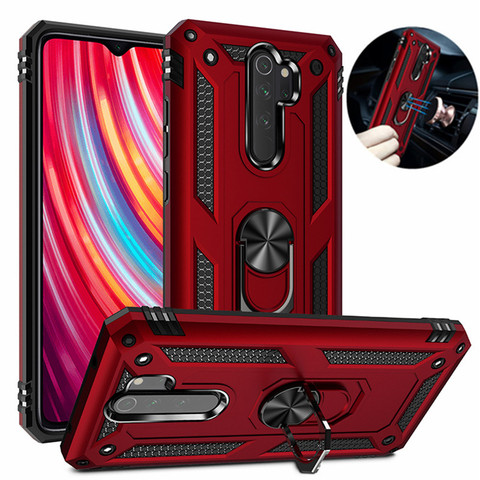 Funda de anillo de lujo para Xiaomi Redmi Note 8 Pro, funda de silicona suave para coche Redmi Note 8 Pro ► Foto 1/6