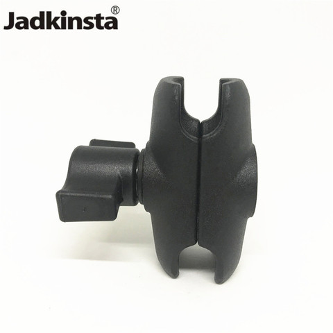 Jadkinsta-Soporte de aluminio para Gopro Gamin, montaje de aluminio de 1 pulgada, doble extensión de brazo de enchufe, GPS, teléfono inteligente, motocicleta ► Foto 1/6