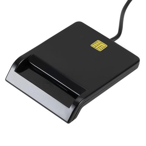 Lector de tarjetas inteligentes USB 2,0 de calidad Superior fabricación hábil para DNIE ATM CAC IC ID Bank tarjeta SIM Windows Linux ► Foto 1/6