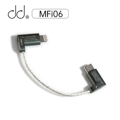 DD ddHiFi-Cable de datos Lightning a USB para conectar dispositivos iOS con USB-C dispositivos de Audio, MFi06 ► Foto 1/6
