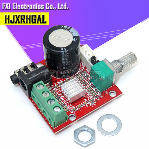 Placa de amplificador estéreo de Audio Mini de 12 V, 2X10W de doble canal, Clase D, precio más bajo ► Foto 1/2