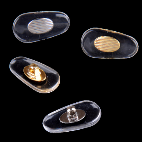 Almohadillas de silicona para nariz cómodas de goma, 20 Uds., oro, plata, PVC, antideslizantes ► Foto 1/6