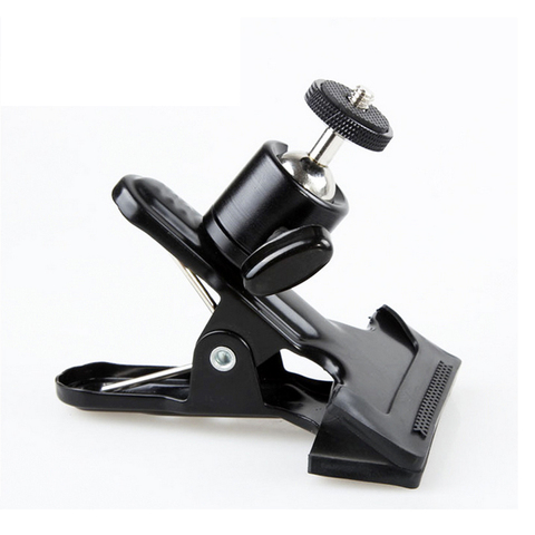 MAMEN-Soporte de Clip con cabeza de bola estándar de Metal, Universal, tornillo 1/4, para Flash de cámara y fotografía ► Foto 1/6