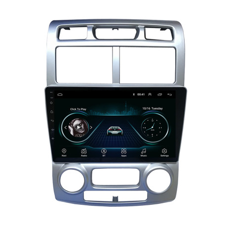 Radio Multimedia con GPS para coche, Radio con reproductor DVD, Android 10,1, 4G, LTE, para KIA sportage 2007, 2008, 2009, 2010, 2011 ► Foto 1/6