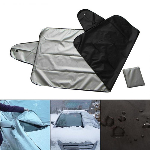 Protector de parabrisas de coche, protección Exterior de coche, previene la nieve, el sol, el polvo, heladas, parabrisas de nieve, cubierta de coche ► Foto 1/6