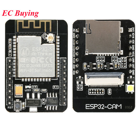 ESP32-CAM ESP32 ESP-32S módulo WiFi de serie a WiFi CAM adaptador de placa de desarrollo OV2640 Módulo de Sensor de cámara para Arduino ► Foto 1/6