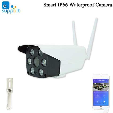 Ewelink-cámara inteligente impermeable IP66, WiFi, 1080P, Audio bidireccional, intercomunicador, visión nocturna, LED, para exteriores ► Foto 1/6