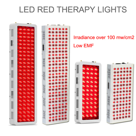 Panel de terapia de luz roja de cuerpo completo, terapia de luz roja de Bajo EMF profesional con temporizador, 660nm, NIR, 850nm, 1000W, venta al por mayor de fábrica ► Foto 1/6