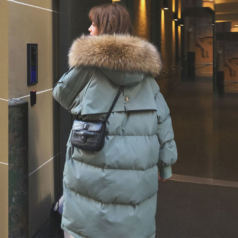 Parka chaqueta Otoño Invierno ropa de mujer Vintage, abrigo de mujer Chaqueta de algodón cálido grueso Parkas largas de gran tamaño ► Foto 1/6