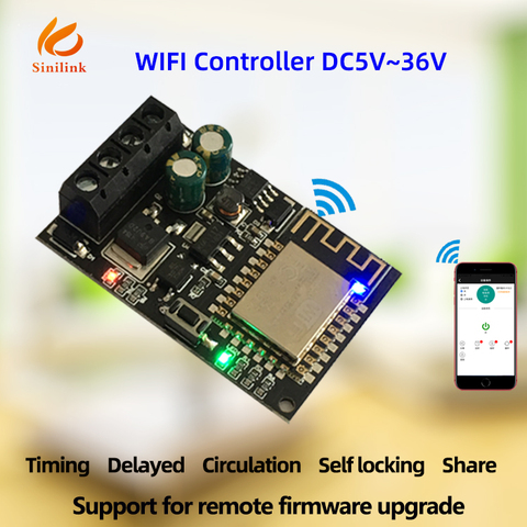 Control remoto en casa inteligente, interruptor inalámbrico, módulo Universal, temporizador, Wifi, a través de la aplicación IOS y Android ► Foto 1/5