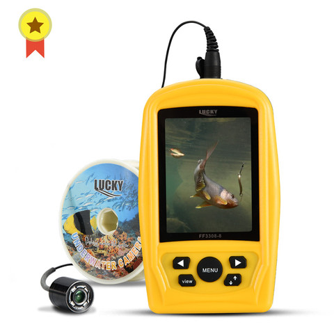 LUCKY-pesca subacuática portátil, solo compatible con el sistema 3308-8 CMD, sensor de 3,5 pulgadas, TFT RGB, Monitor resistente al agua para peces de 20M ► Foto 1/6