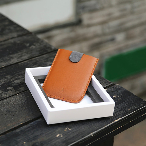DAX V2-Mini portatarjetas pequeño para hombre y mujer, cartera pequeña con diseño extraíble, con 5 tarjetas de Color, 2022 ► Foto 1/6