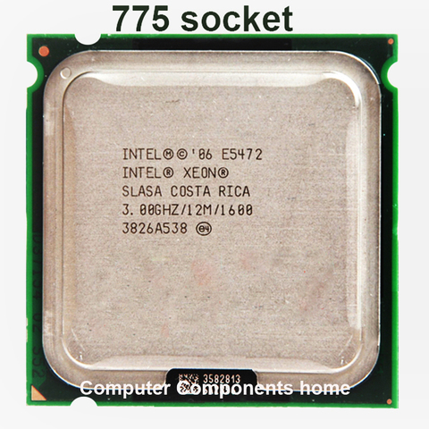 INTEL XEON E5472 CPU Quad-Core 3,0 GHz 12MB 80W funciona en la placa principal LGA775 sin necesidad de adaptador ► Foto 1/2