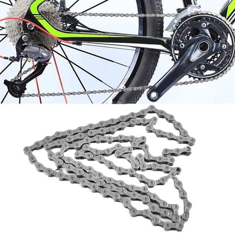 HG73-Cadena de bicicleta de montaña con hebilla, 9/27 velocidades, 114 enlace, resistente al estiramiento ► Foto 1/6