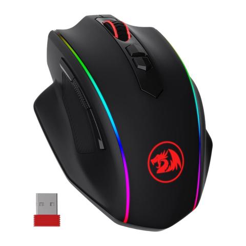 Redragon-ratón inalámbrico M686 para videojuegos, dispositivo con Sensor profesional, retroiluminación RGB, para PC/Mac/portátil, 16000 DPI ► Foto 1/6