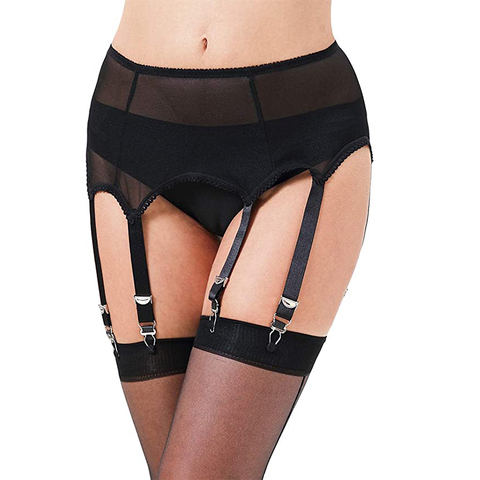 Liguero de encaje de talla grande para mujer, Liga Sexy de cintura alta para boda, lencería para Club nocturno, cinturón, P5182 ► Foto 1/6