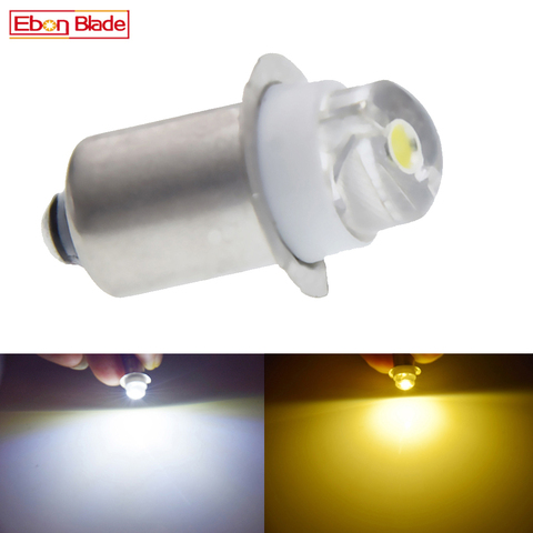 1/2 Uds. P13.5s lámpara LED 0,5 W PR2 PR3 blanco cálido 6000K linterna LED Bombilla 3V 4,5 V 5V 6V 8V 12V 15V 18V 24V linterna ► Foto 1/6