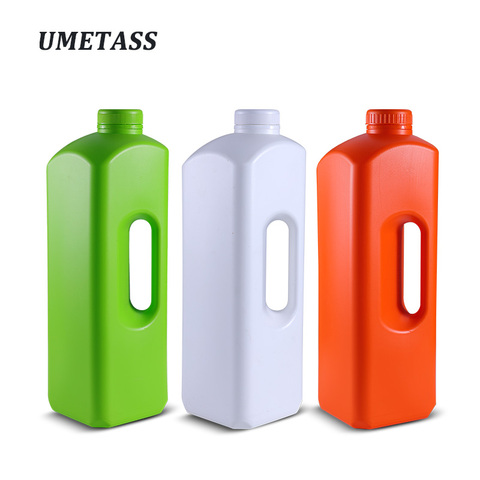 UMETASS 1000ML vacía de 1800ML frasco de plástico para salsa con tapa salsa de tomate ensalada mermelada contenedor de aceite libre de BPA 1 pieza ► Foto 1/6