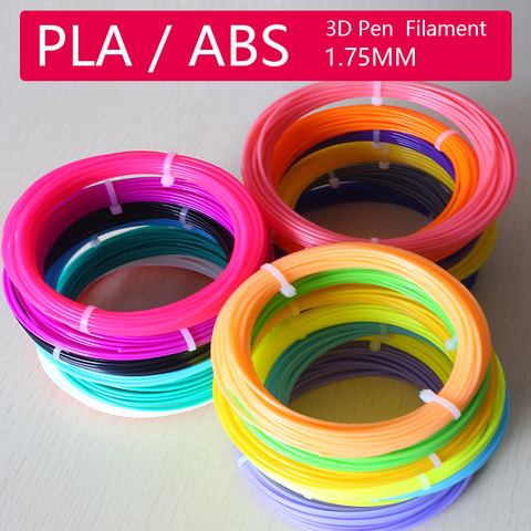 Filamento de plástico abs para bolígrafo 3d, producto de calidad, 1,75mm, 20 colores ► Foto 1/6