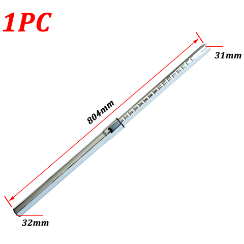 Tubo de extensión recto de acero inoxidable para Philips Electrolux Midea, 32mm, piezas de limpiador al vacío, accesorios, 1 ud. ► Foto 1/6