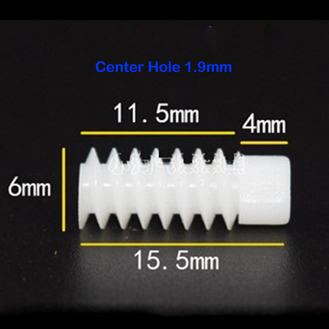 Alargar engranaje de tornillo sin fin Mini helicoidal engranaje 0,5 Módulo de engranaje de tornillo sin fin diámetro 6MM agujero 1,9 MM DIY modelo de juguete Accesorios ► Foto 1/3