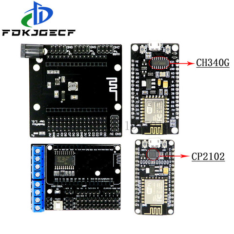 ESP8266 CH340G NodeMcu V3 Lua módulo WIFI inalámbrico conector ESP32 Placa de desarrollo ESP12E Micro USB ESP8266 CP2102 en L293D ► Foto 1/5