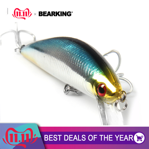 Señuelos de Pesca BearKing venta al por menor A + 2016 minnow de Venta caliente 120mm/40g, señuelo de popper de manivela de hundimiento de buena calidad ► Foto 1/6