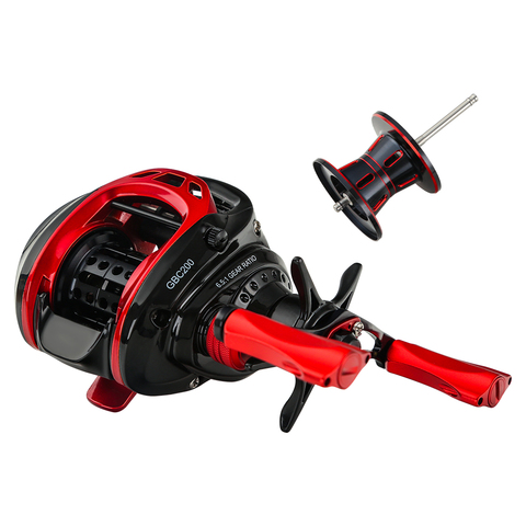 Carrete de pesca Baitcasting BFS ultraligera de 155g con carrete de repuesto para pesca UL, carrete de fundición de pesca 6,5: 1, arrastre de 8kg ► Foto 1/6