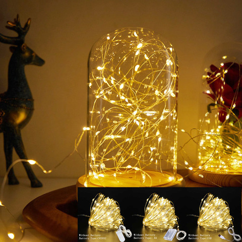 Guirnalda de decoración de Año Nuevo con luces USB, adornos navideños para el hogar, regalos de Navidad, decoración de árbol de Navidad ► Foto 1/6