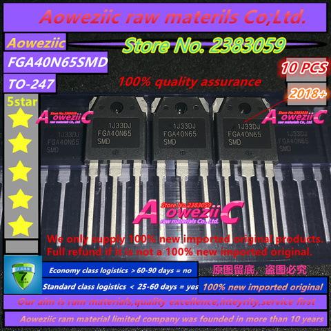 Aoweziic-soldador de tubo IGBT, 2022 + 100% nuevo, original, importado, FGA40N65SMD, FGA40N65 TO-247, de uso común, 40A, 650V ► Foto 1/2