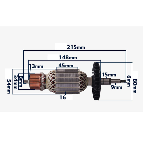 Rotor moledor de ángulo D28413 D28491 D28414 DWE8830, accesorios para máquina pulidora ► Foto 1/5