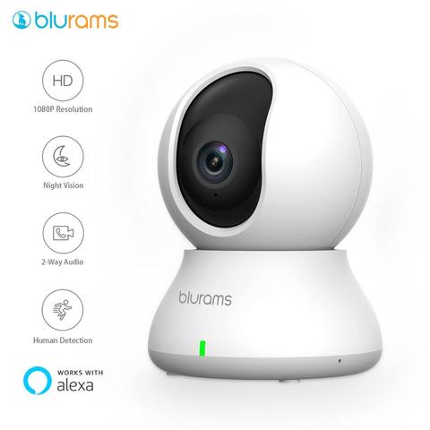 Blurams-cámara de seguridad Domo 1080p, Wifi, sistema de vigilancia IP PTZ con detección inteligente de movimiento/sonido/persona, Audio bidireccional de noche ► Foto 1/6