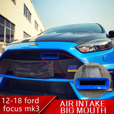 Para ford focus de entrada de aire de tobera de admisión de aire ABS Modificación de coche accesorios 13ST 2015-2022 MK3.5. 4D sedán 5D ► Foto 1/6