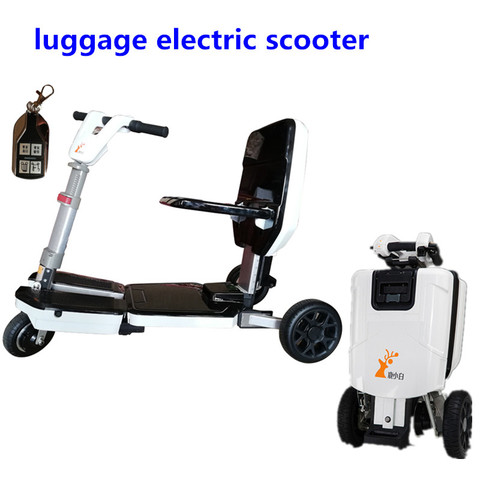 Movilidad patinete de equipaje Eletrico ultraligera niño gordo plegable discapacitados ancianos ► Foto 1/6