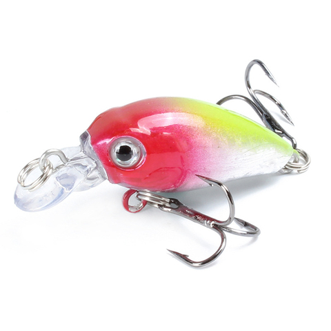 Señuelo de pesca Artificial Crankbait, aparejo de pesca de pez de natación de 4,5 cm y 3,5g, topwater Wobbler duro, 1 unids/lote ► Foto 1/6