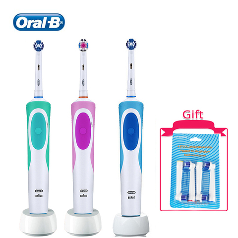 Cepillo de dientes eléctrico Oral B cepillo de dientes giratorio Vitality cepillo de dientes limpio profundo cabezal de cepillo recargable inductivo reemplazable ► Foto 1/5