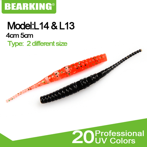 BEARKING-Señuelos de Pesca blandos, cebos artificiales de 4cm y 5cm, blandos de silicona para Sábalo, carpa, aparejos de pesca, 2022 ► Foto 1/6