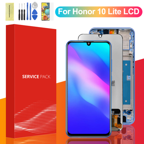 Pantalla LCD de 6,21 pulgadas para Honor 10 Lite / Honor 10i, montaje de digitalizador con pantalla táctil de repuesto con marco para Honor 10 Lite ► Foto 1/6
