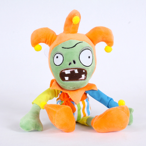 Muñeco de peluche de 30cm para niños, muñeco de felpa de plantas y Zombies, payaso, PVZ, plantas, vs Zombies, 1 Uds. ► Foto 1/2