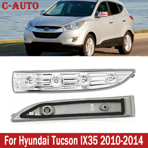 LH / RH coche para señal de giro de espejo retrovisor luz de la lámpara para Hyundai Tucson IX35 2010, 2011, 2012, 2013, 2014, 87624 2S200 / 876142S200 ► Foto 1/6