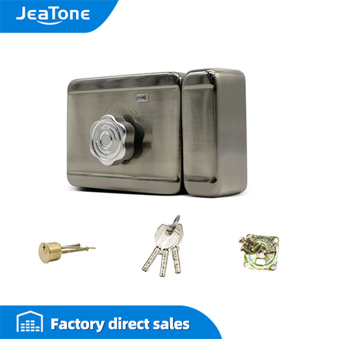 JeaTone-cerradura eléctrica para portero automático para hogar ► Foto 1/6