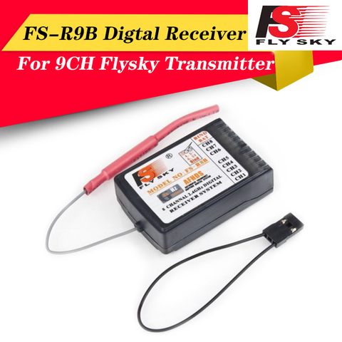 Receptor digital Flysky FS-R9B de alta precisión, 2,4G, 8 canales, para Turnigy 9X FS-TH9B 9CH, mando a distancia, transmisor Flysky, en oferta ► Foto 1/6