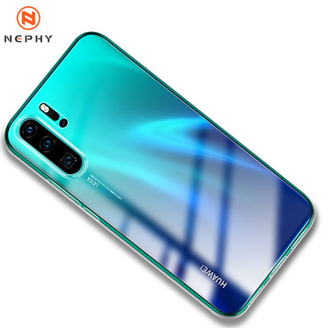 Funda de silicona transparente para teléfono móvil huawei, carcasa ultrafina para huawei P10 P20 P30 Mate 10 20 20X 30 Lite Pro Nova 3 3i 4 5 6 ► Foto 1/6