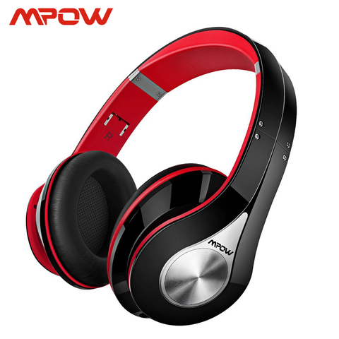 MPOW-Auriculares inalámbricos por bluetooth 4,0, audífonos estéreo con micrófono incorporado y cancelación de ruido para teléfonos móviles, modelo Best 059 ► Foto 1/6