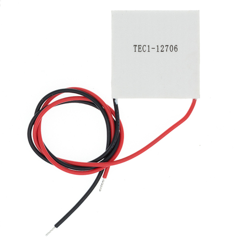 1 Uds TEC1-12706 12706 TCE refrigerador termoeléctrico Peltier 40*40MM 12V nuevo de semiconductor de refrigeración ► Foto 1/6