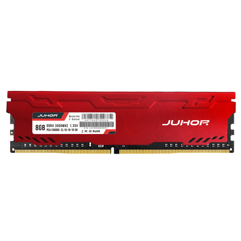 JUHOR-Memoria DDR4 de escritorio, 8gb, 3000mhz, DIMM, con Memoria Ram de disipador de calor ► Foto 1/6