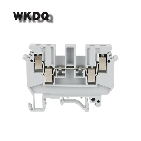 10 Uds UDK-4 Bloque de terminales de tornillo multiconductor de dos en dos salidas para conector de Riel Din UDK4 ► Foto 1/6