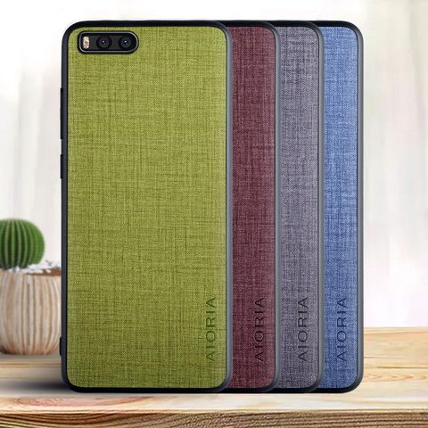 Funda para Xiaomi Mi note 3, diseño de patrón cruzado con Material TPU + PU 2 en 1 ► Foto 1/6